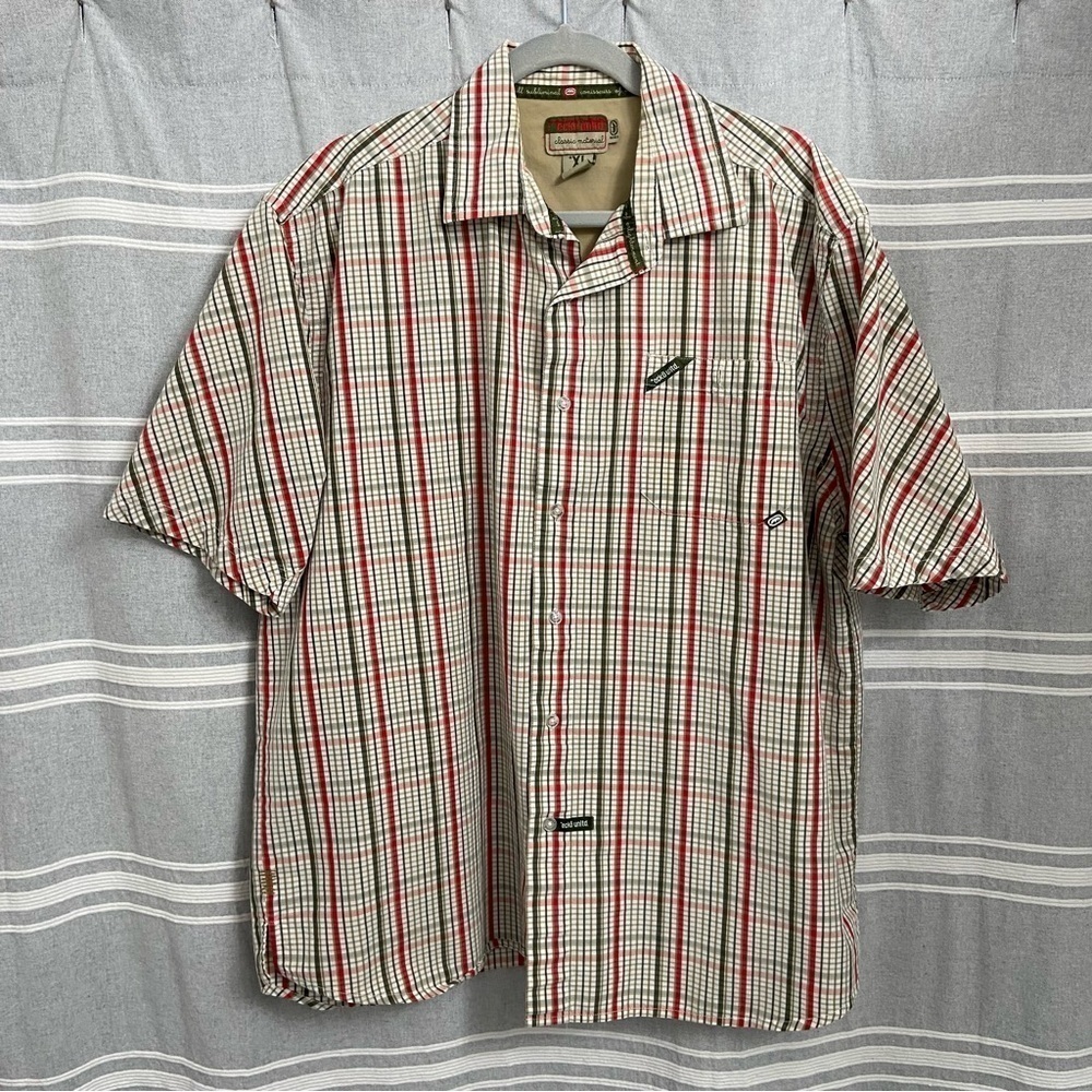 ecko ultd / Men's Plaid Short Sleeve Button Down Shirt Size XL